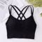 Back Cross Strap Tank Top With Push Up Support For Running And Fitness 2