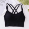 Back Cross Strap Tank Top With Push Up Support For Running And Fitness 2