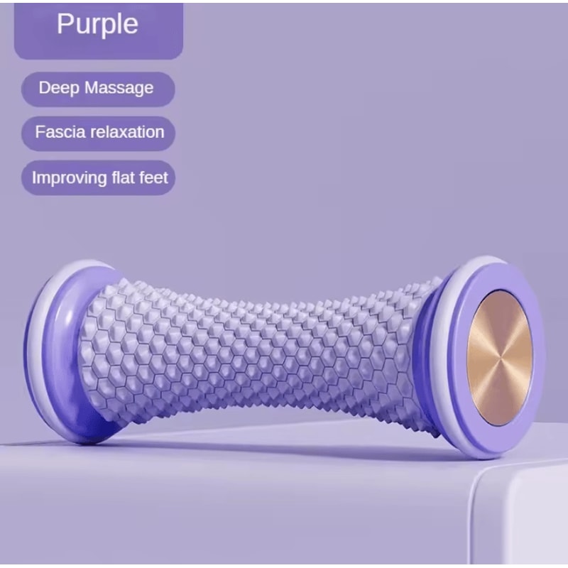 Foot Massager Roller With Yoga Massage Ball For Plantar Fascia And Muscle Relaxation 8