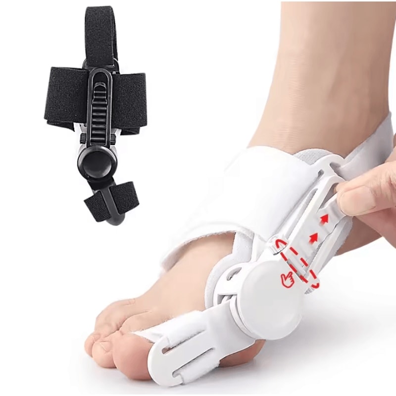 Bunion Corrector Brace With Rotatable Toe Separator And Adjustable Straightener 11