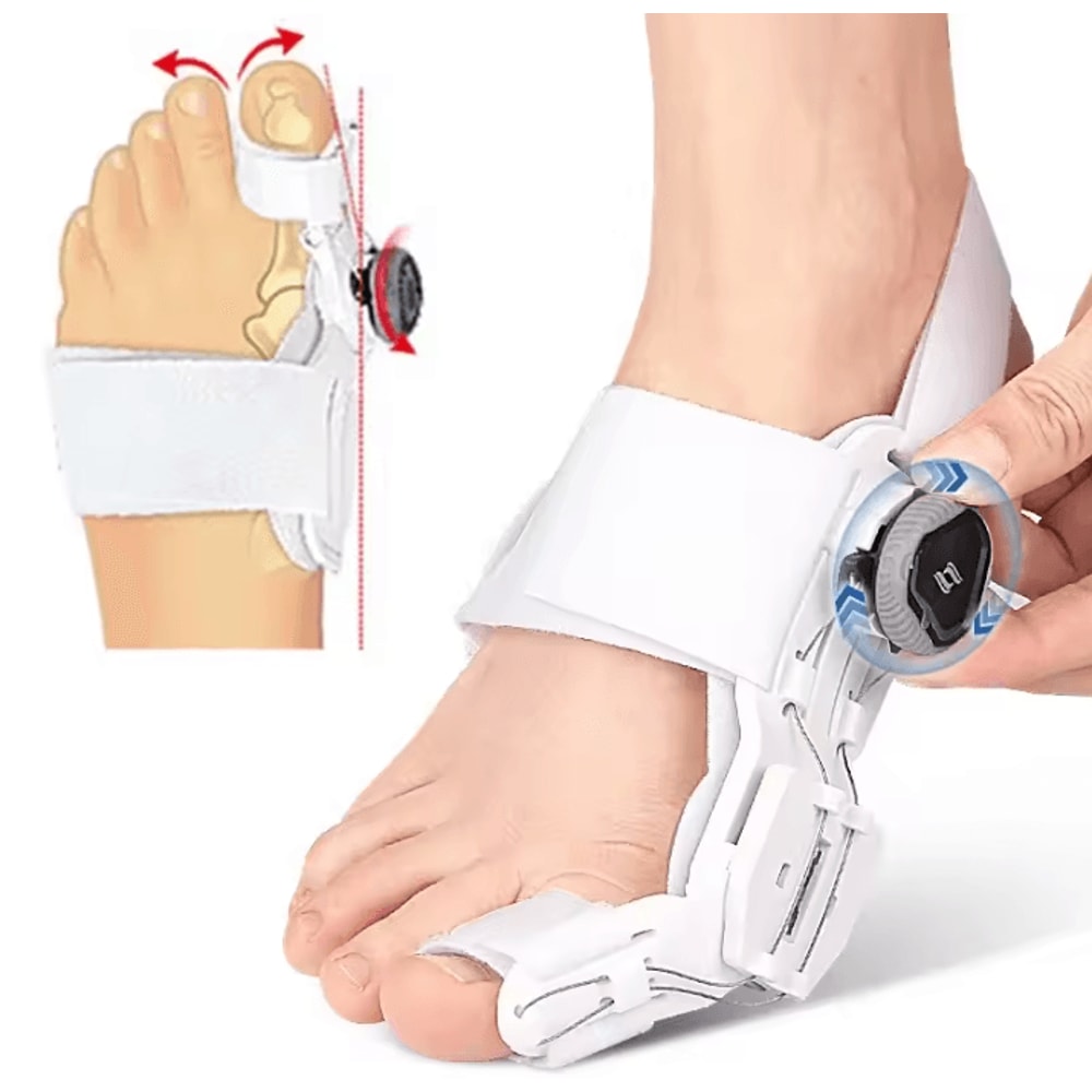 Bunion Corrector Brace With Rotatable Toe Separator And Adjustable Straightener 6
