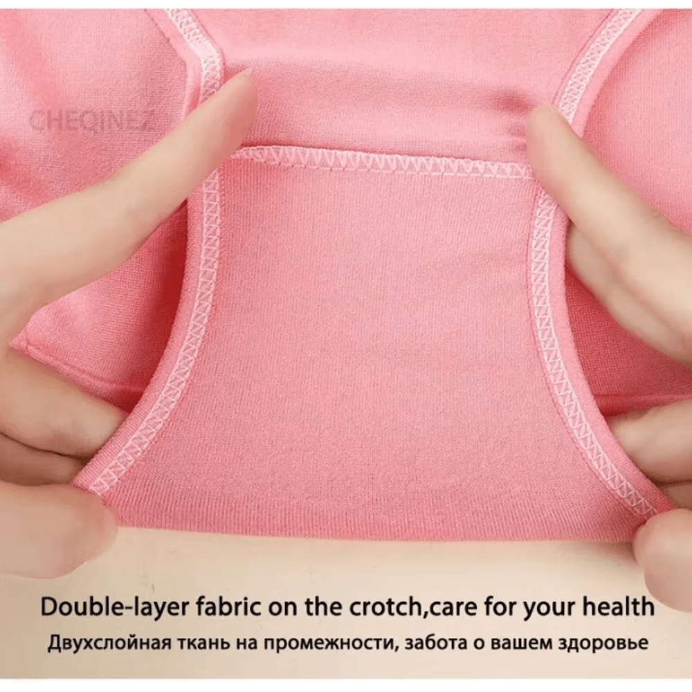 7Pcs Womens Cotton Panties Breathable Plus Size Underwear Briefs M4XL 4