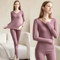 Womens Thermal Underwear Set Long Johns With Shaping And Middle Collar One Size For 88143 Lbs 6