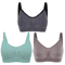 3pcs Maternity Nursing Bras Cotton Seamless Breathable Push Up Bra Set 11