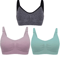 3pcs Maternity Nursing Bras Cotton Seamless Breathable Push Up Bra Set 12