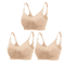 3pcs Maternity Nursing Bras Cotton Seamless Breathable Push Up Bra Set 7
