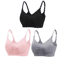 3pcs Maternity Nursing Bras Cotton Seamless Breathable Push Up Bra Set 29