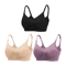 3pcs Maternity Nursing Bras Cotton Seamless Breathable Push Up Bra Set 21