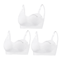 3pcs Maternity Nursing Bras Cotton Seamless Breathable Push Up Bra Set 24