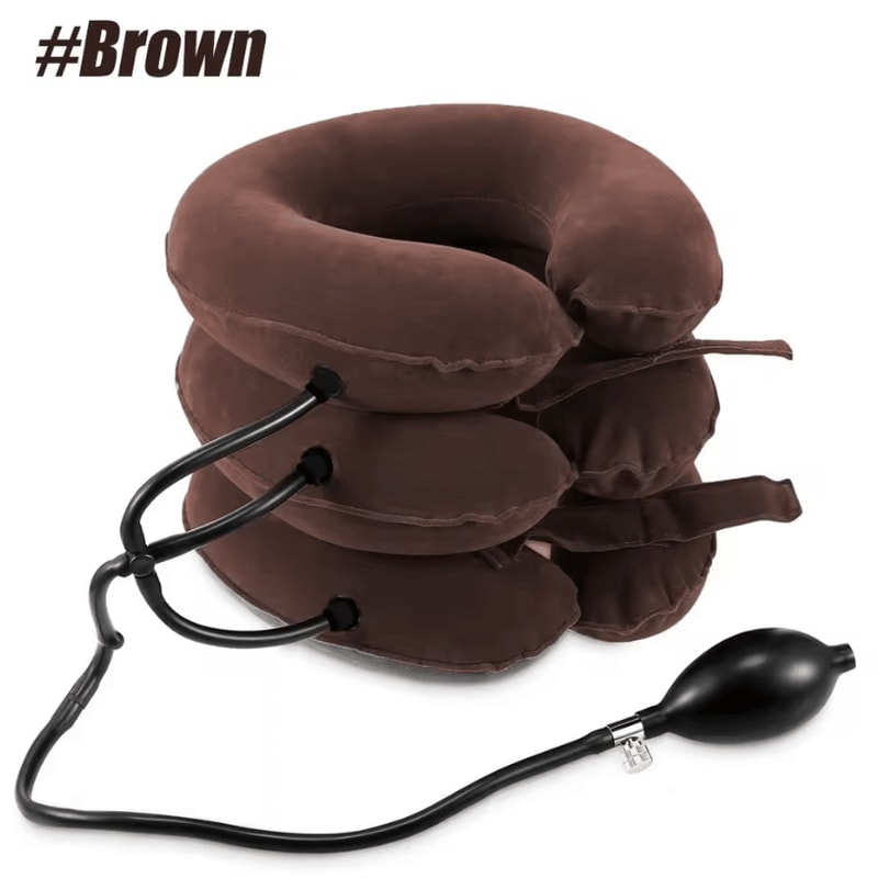 Inflatable Cervical Neck Traction Device For Pain Relief And Alignment Support 6