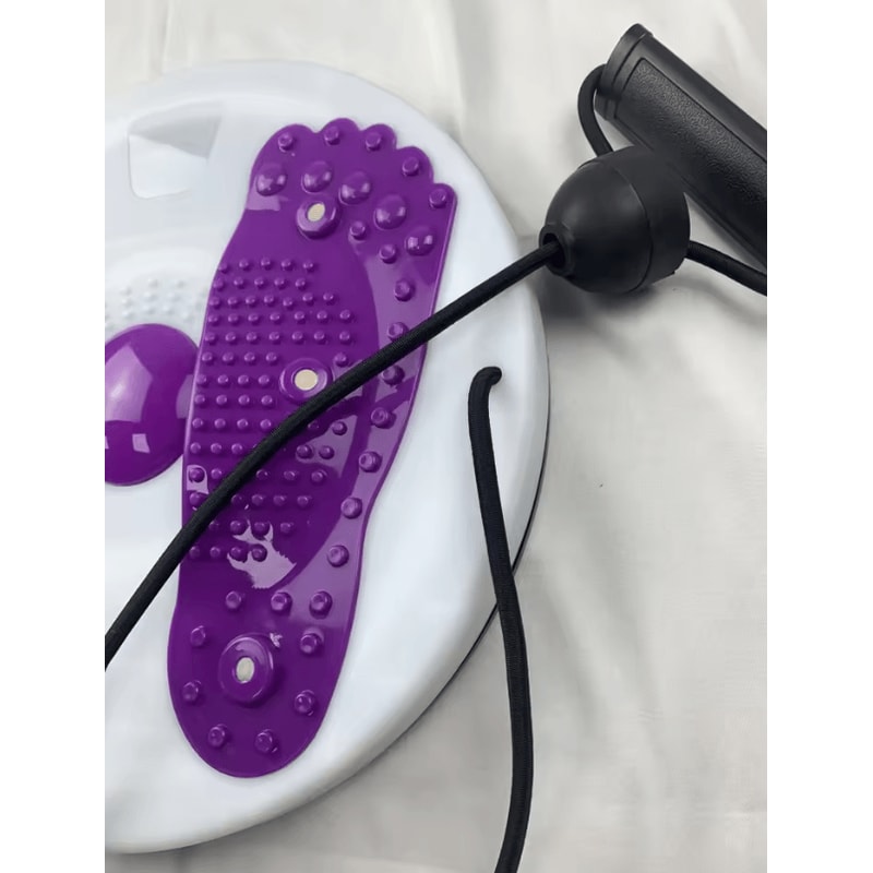 Portable Waist Twisting Disc With Foot Massage And Magnetic Tension For Fitness 3