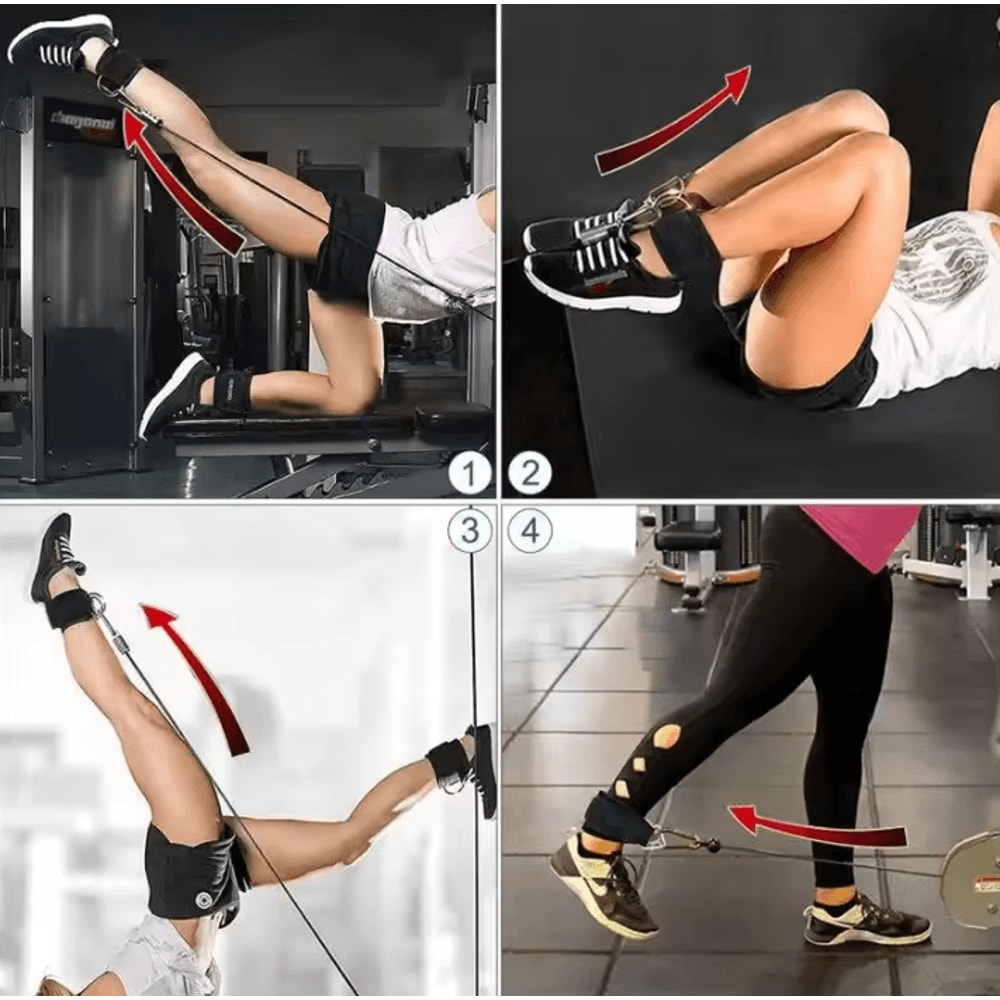 Ankle Straps For Cable Machines For Glute Leg And Lower Body Workouts 1