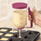 900ml HandHeld Batter Dispenser Bottle With Graduated Funnel For Pancakes And Cakes 0