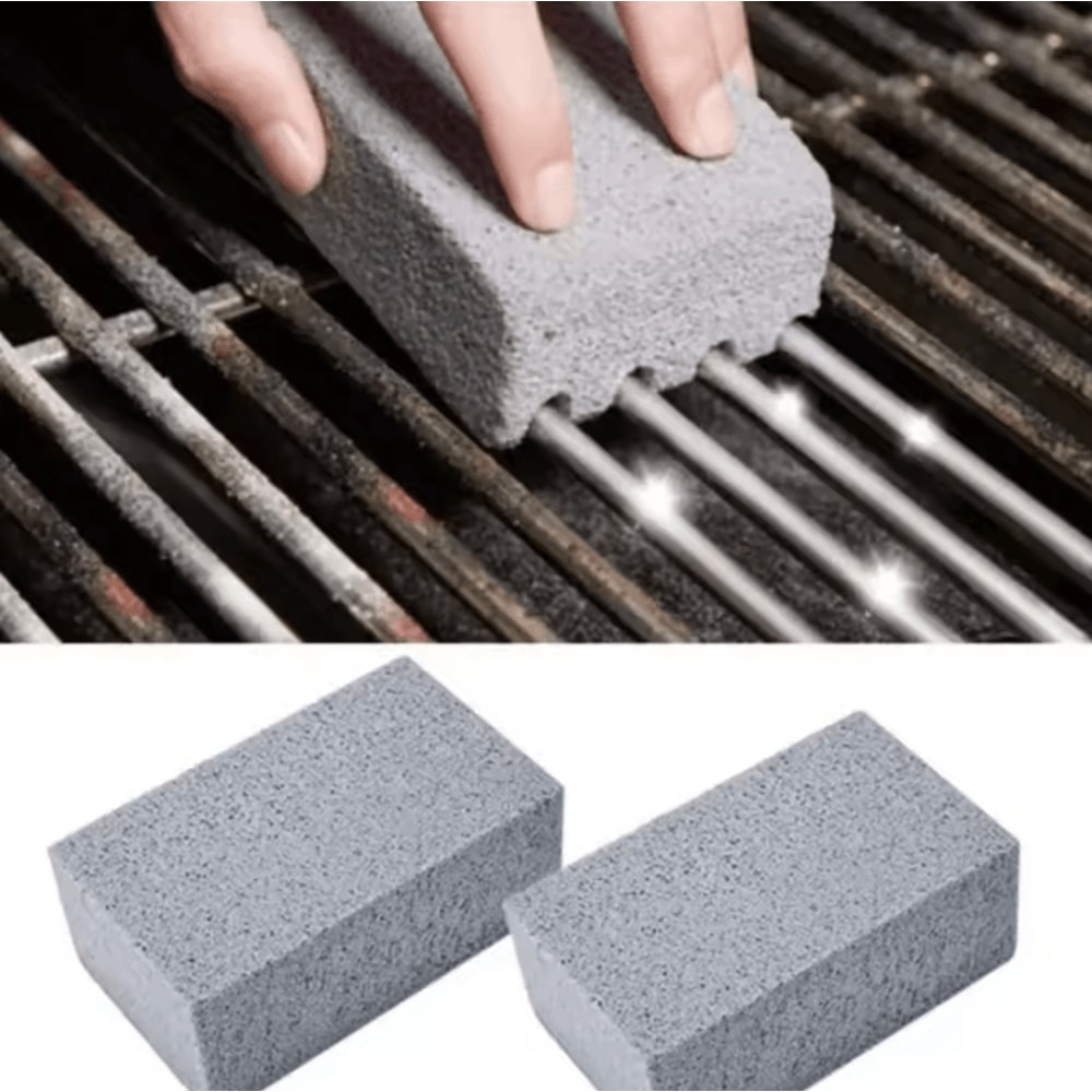 BBQ Grill Cleaning Stone Pumice Brick For Barbecue Rack And Outdoor Kitchen 0