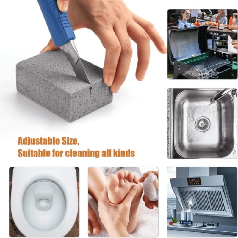 BBQ Grill Cleaning Stone Pumice Brick For Barbecue Rack And Outdoor Kitchen 1