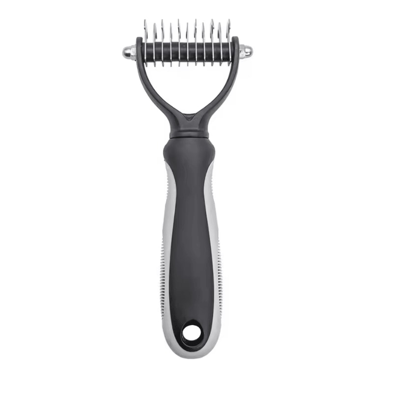 Professional Pet Deshedding Brush Dog And Cat Hair Remover Comb 16