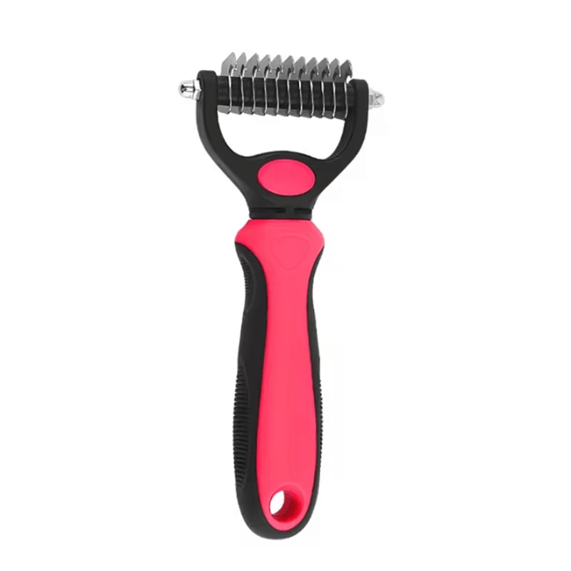 Professional Pet Deshedding Brush Dog And Cat Hair Remover Comb 17