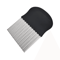 Stainless Steel Potato Chip Slicer Dough Vegetable Fruit Crinkle Wavy Kitchen Knife Cutter Chopper 5