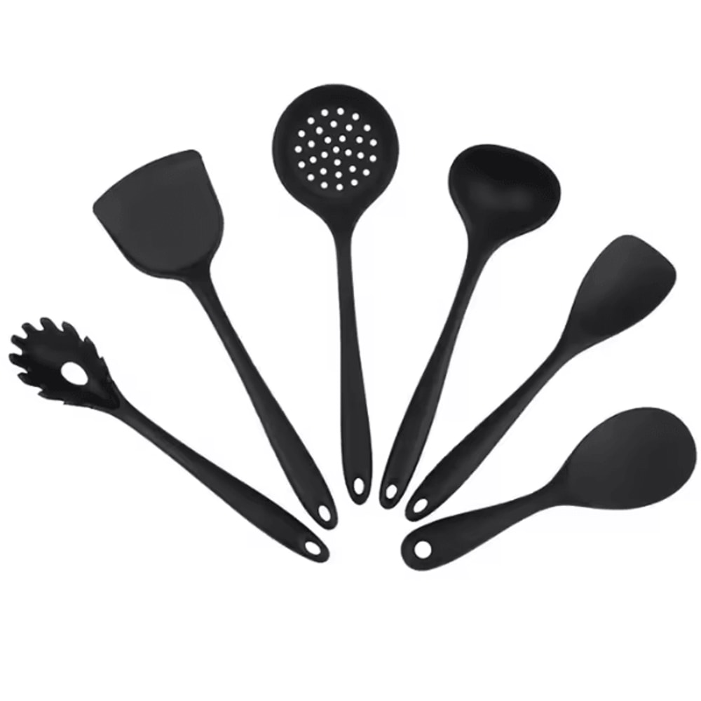Random Color Silicone Kitchen Spatula And Cooking Scraper Tool 12