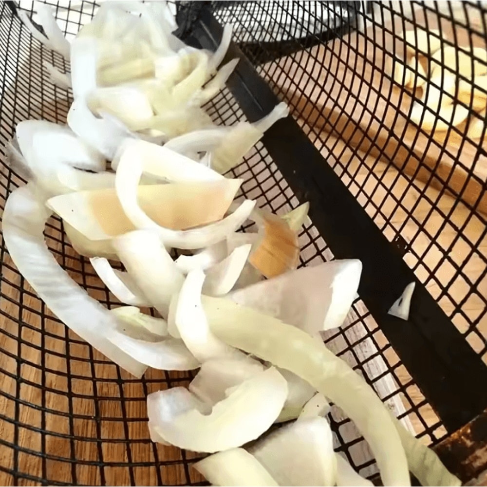 Stainless Steel BBQ Grill Cage For Outdoor Grilling And Camping 3