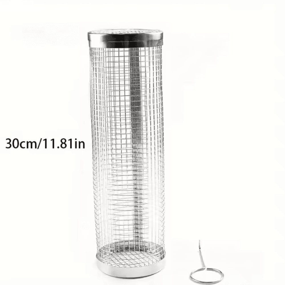Stainless Steel BBQ Grill Cage For Outdoor Grilling And Camping 5