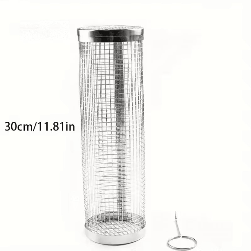 Stainless Steel BBQ Grill Cage For Outdoor Grilling And Camping 5