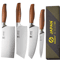 Professional Japanese Kitchen Knives Set With Chef Santoku Fillet And Cleaver 11