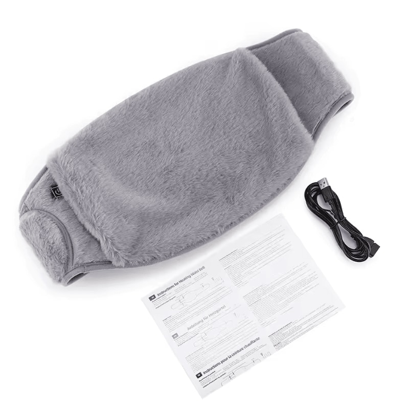 3Level Electric Graphene Heating Pad Belt With USB Recharge For Abdominal Waist And Hand Warmth 8