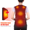 Tourmaline Magnetic Heated Vest And Lumbar Support Thermal Brace 2
