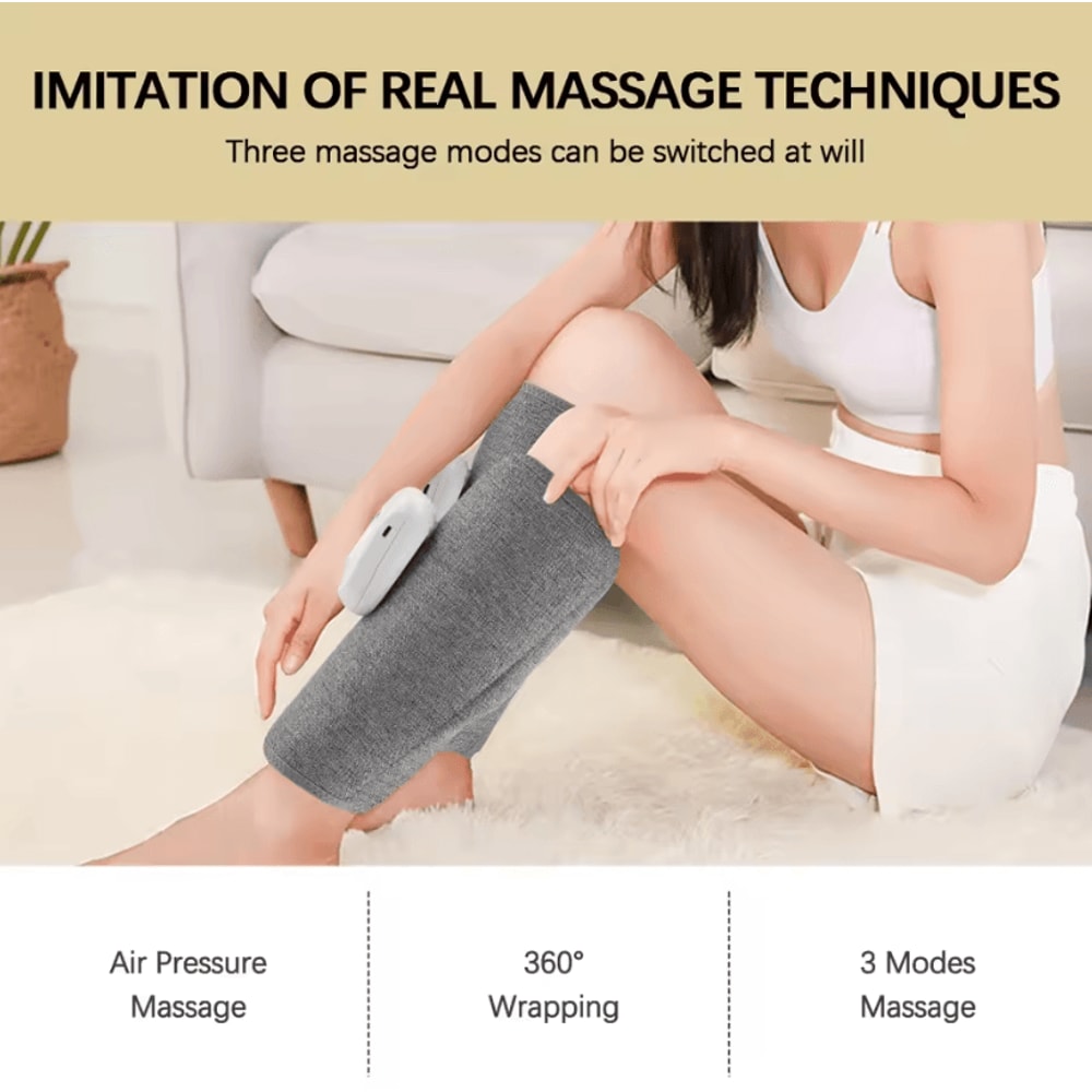 Electric 360 Wireless Air Pressure Calf And Leg Massager With 3 Modes 2