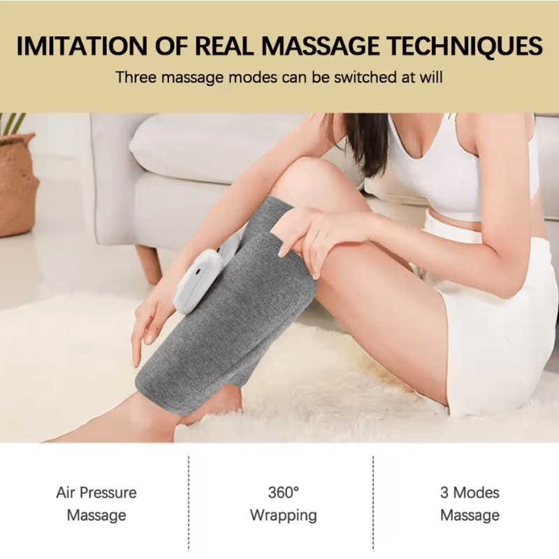 Electric 360 Wireless Air Pressure Calf And Leg Massager With 3 Modes 2