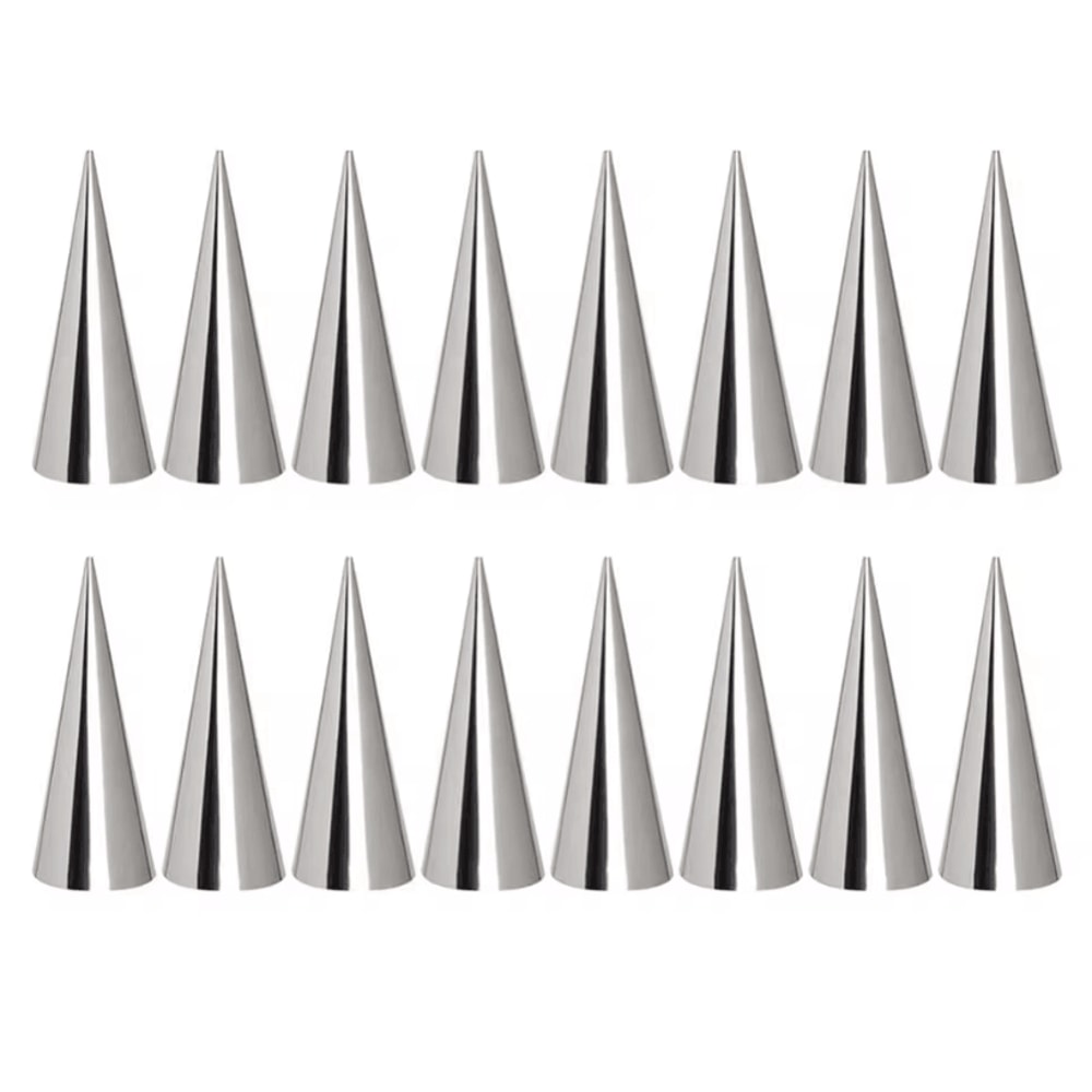16PCS Conical Tube Cone Roll And Cream Horn Pastry Molds For Baking 5