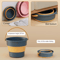Collapsible Silicone Folding Bucket With Lid 51017L Portable Water Bucket For Camping Fishing Car 3
