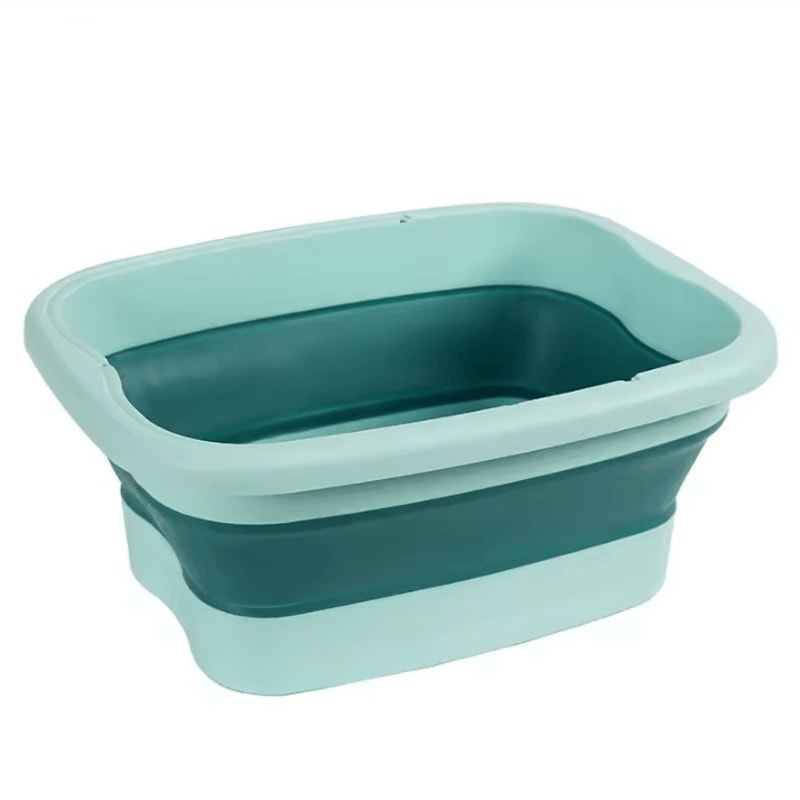 Foldable Footbath Massage Bucket Collapsible Foot Soaking Spa Tub For Home Pedicure Relaxation 7