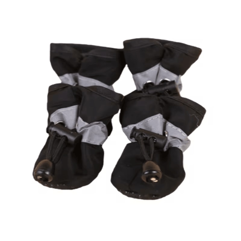 4Piece Waterproof Dog Boots AntiSlip Pet Shoes For Small Cats Dogs Paw Protection 4