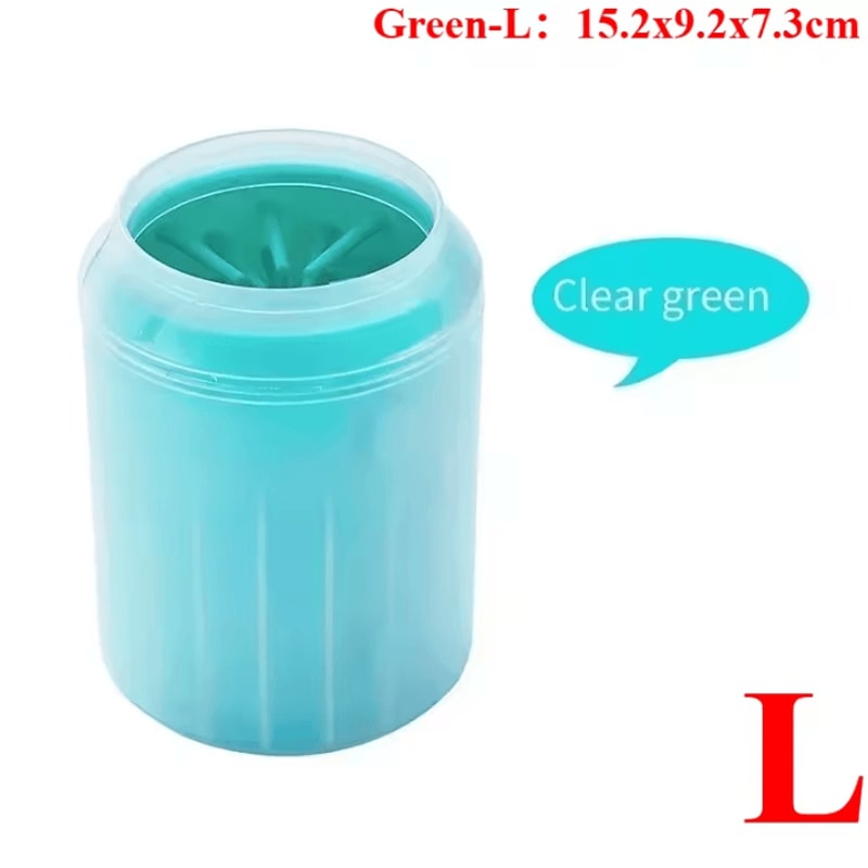 Dog Paw Washer Cleaner Soft Silicone Dog Paw Cleaning Bucket With Pet Foot Brush 13