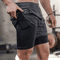 Camo Running Shorts For Men 2in1 QuickDry Gym Fitness Jogging Shorts 0