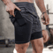 Camo Running Shorts For Men 2in1 QuickDry Gym Fitness Jogging Shorts 6