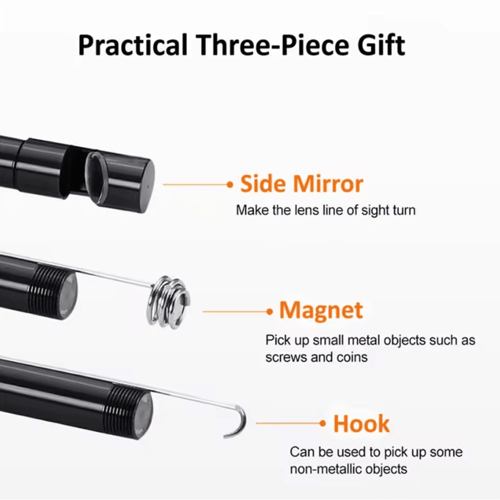 IP67 Waterproof TypeC Endoscope Camera Flexible Inspection Borescope With 6 LEDs For Android PC 4