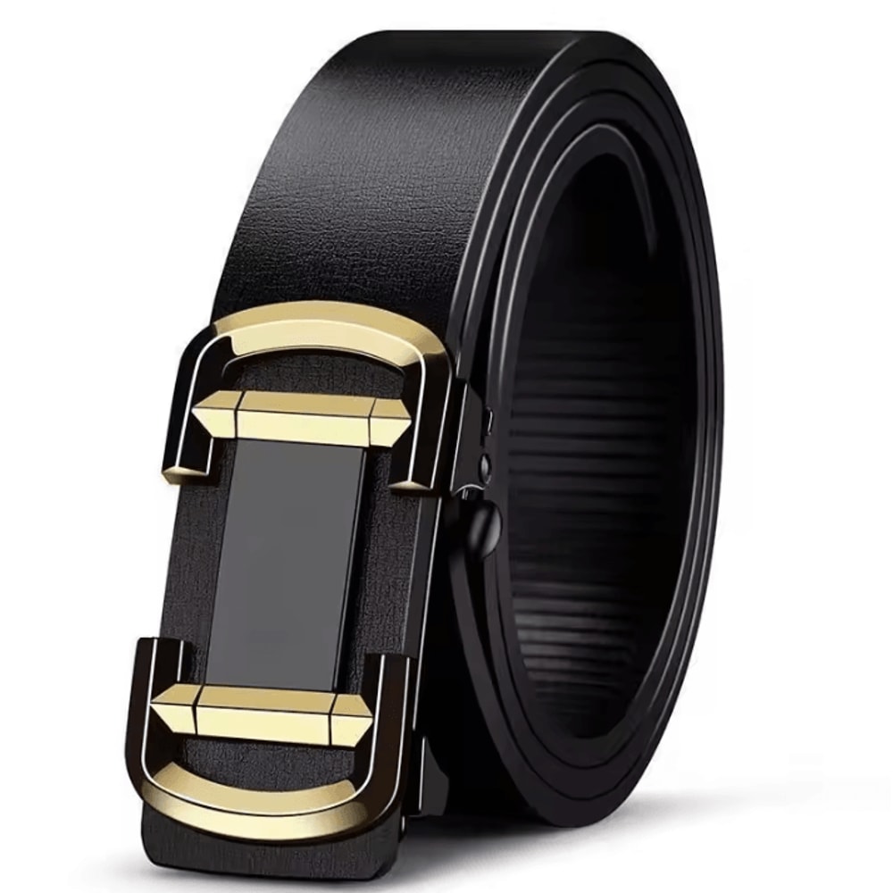 Luxury Genuine Leather Belt For Men Quality Mens Automatic Buckle Belt With Metal Strap 13