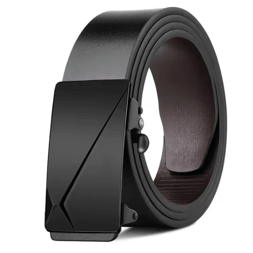 Luxury Genuine Leather Belt For Men Quality Mens Automatic Buckle Belt With Metal Strap 7