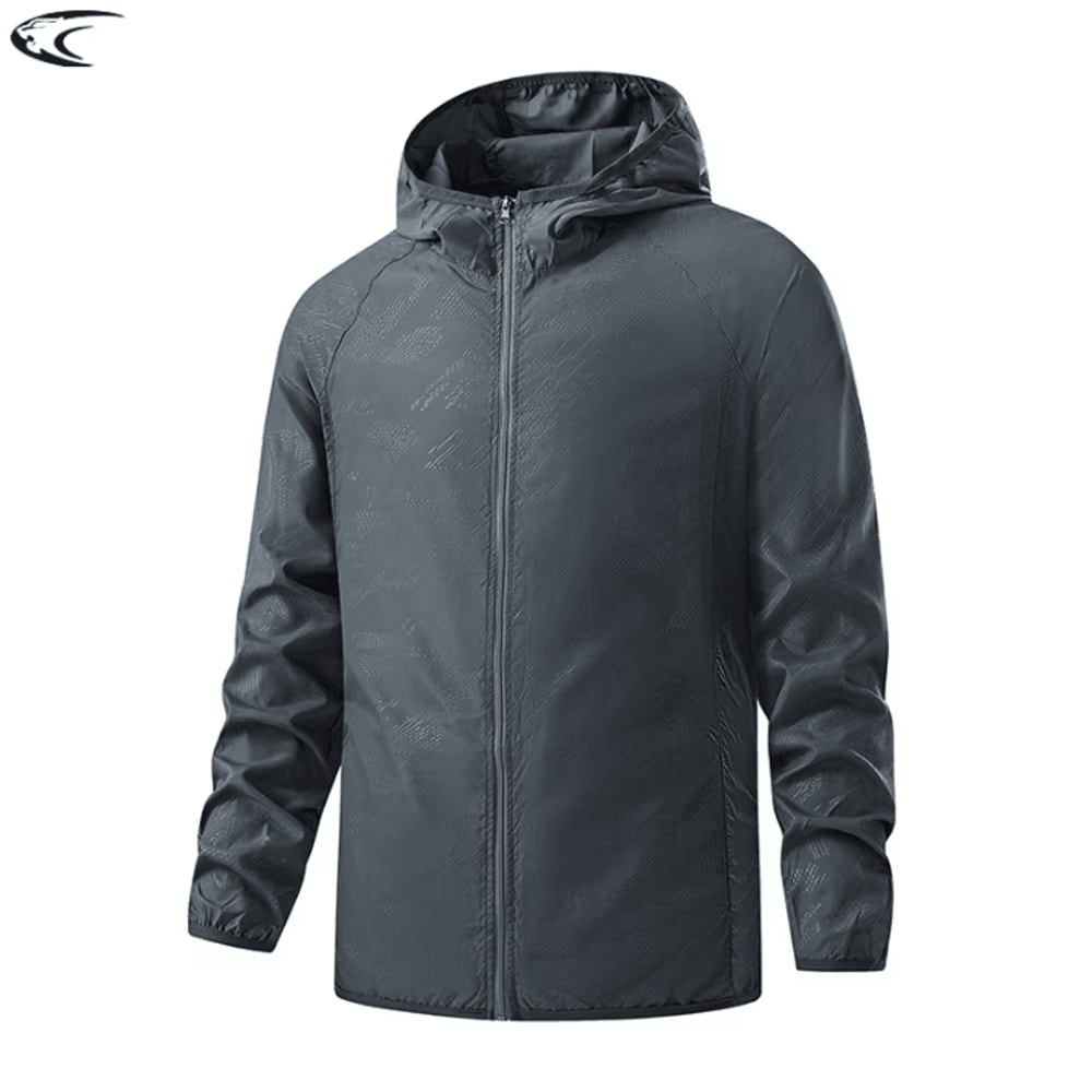 LNGXO Waterproof Hiking Jacket Unisex Windbreaker Raincoat With Sun Protection For Camping Climbi 0