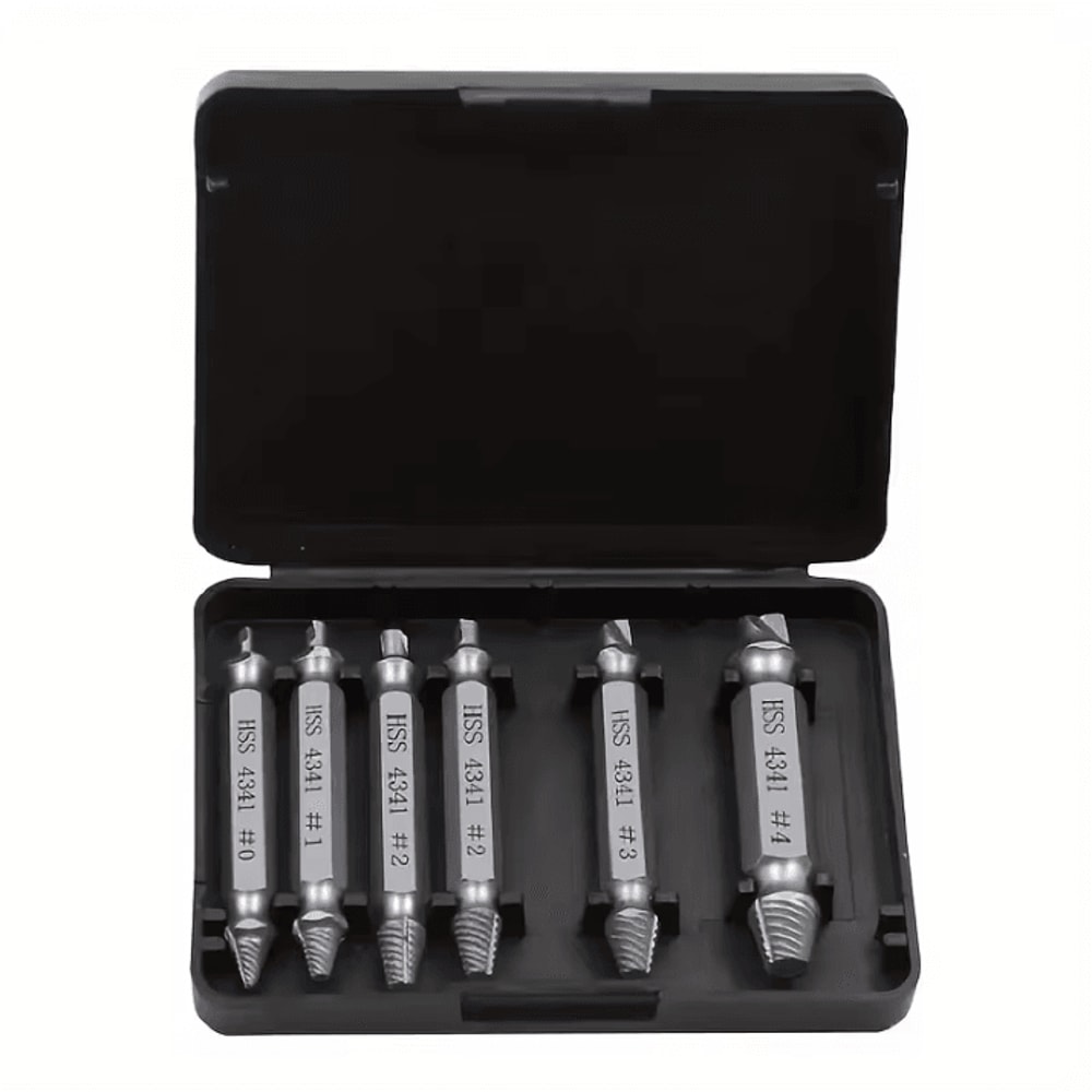 Damaged Screw Extractor Set Double Head Broken Bolt Removal Tool For Stripped Stuck Screws 6