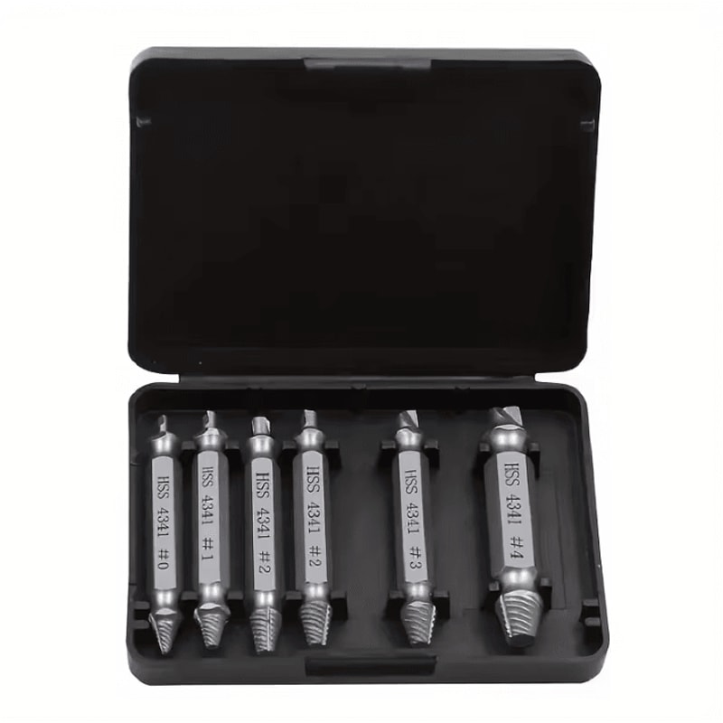 Damaged Screw Extractor Set Double Head Broken Bolt Removal Tool For Stripped Stuck Screws 6