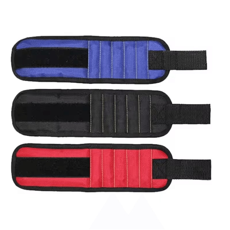 Magnetic Wristband Tool Holder Strong Magnet Wrist Strap For Screws Nails Drilling Bits 1