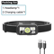 Rechargeable LED Sensor Headlamp 5Mode HandsFree Head Flashlight For Fishing Camping Outdoor Use 5