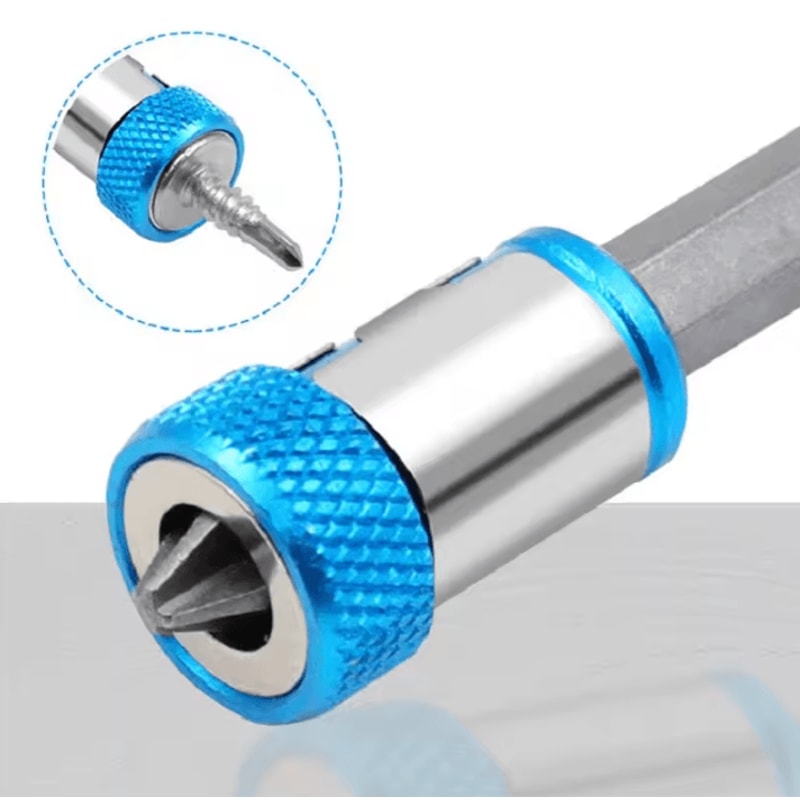 Universal Magnetic Ring Screwdriver Bit Strong Alloy Drill Bit Magnetizer Ring For Secure Fastenin 1