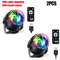 RGB LED Rotating Party Light Sound Controlled DJ Stage Disco Lamp With Remote 7