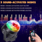 RGB LED Rotating Party Light Sound Controlled DJ Stage Disco Lamp With Remote 2