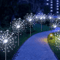LED Solar Firework Garden Lights Waterproof Outdoor Fairy Dandelion Lawn Decoration Lamp 6